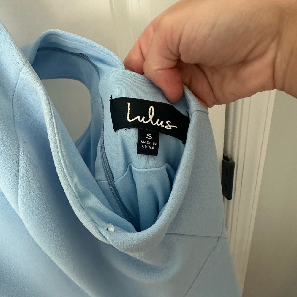LULUS homecoming dress light blue - Picture 3 of 4